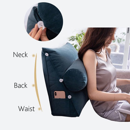 Supportive Contour Back Pillow For Lower Back Relief