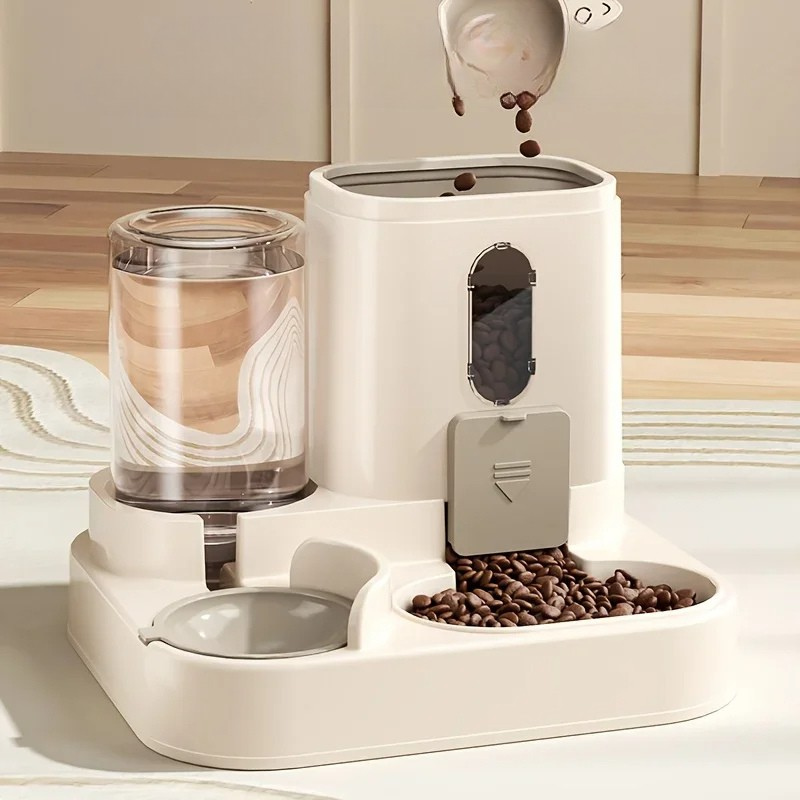 Dual Pet Food and Water Bowl Station - Halri