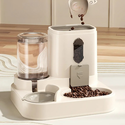 Dual Pet Food and Water Bowl Station - Halri