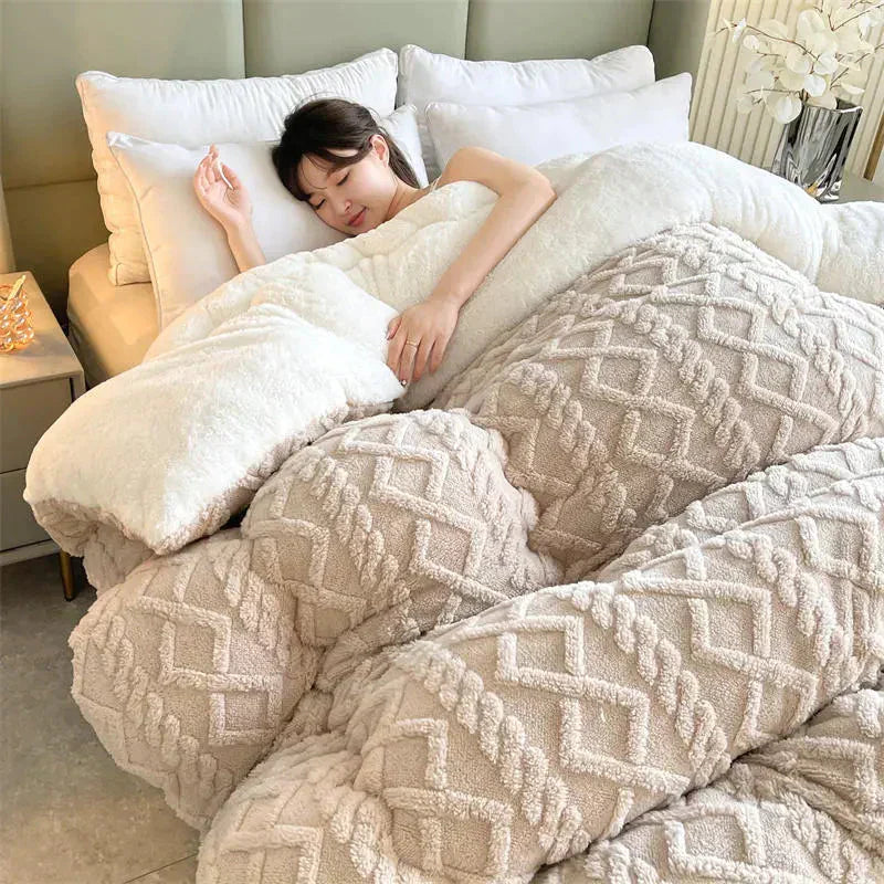 Soft Plush Winter Duvet Cover