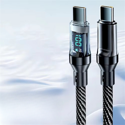 Fast 120W Type-C Charging Cable with LED Indicator