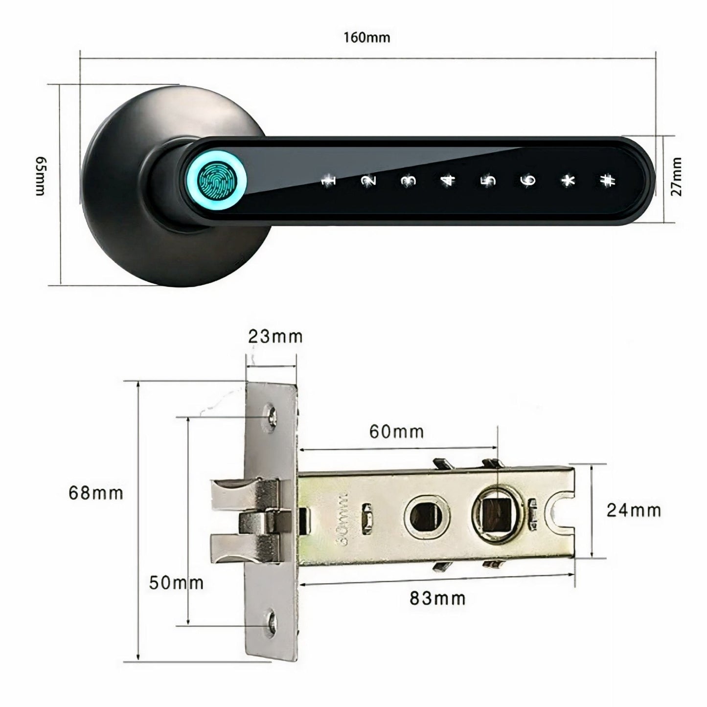 Easy Keyless Fingerprint Door Lock for Home Security