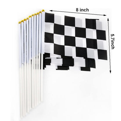 Small Racing Flag and Cone Track Set
