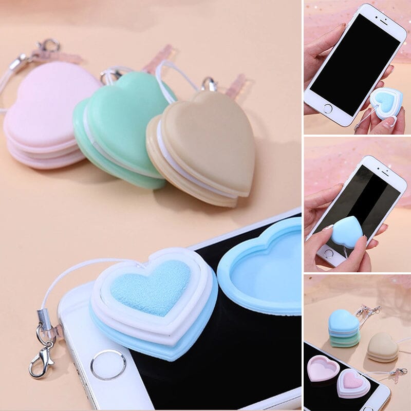 Sweet Heart Shaped Phone Screen Cleaner - Halri
