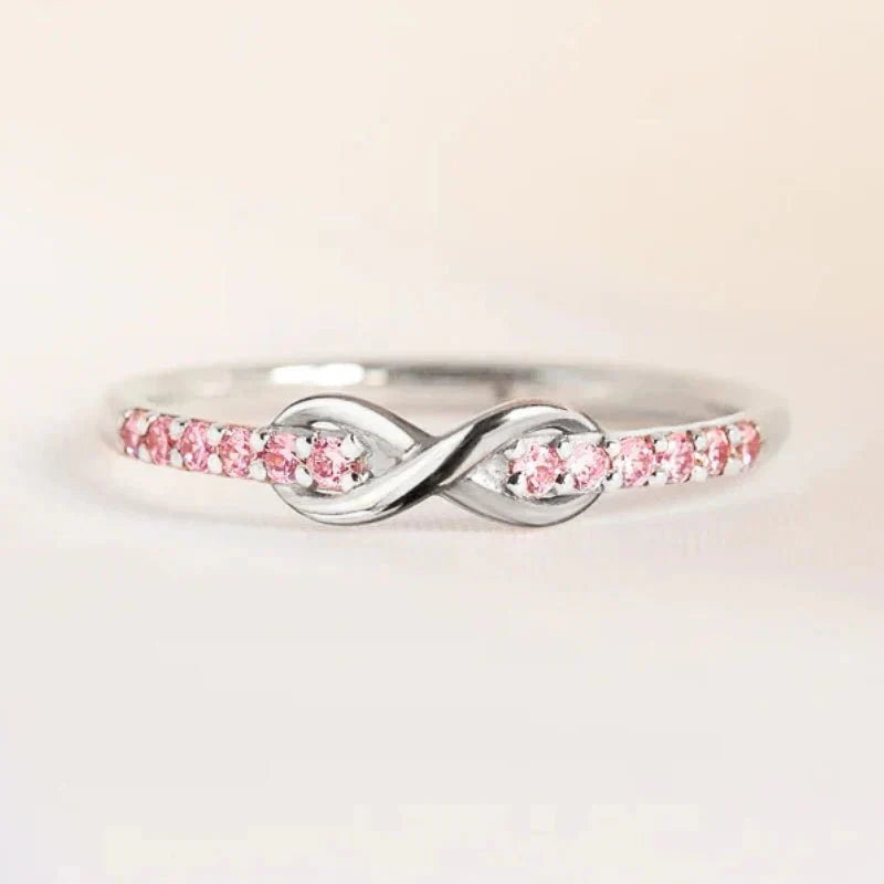 Timeless Infinity Diamond Engagement Ring