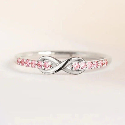Timeless Infinity Diamond Engagement Ring