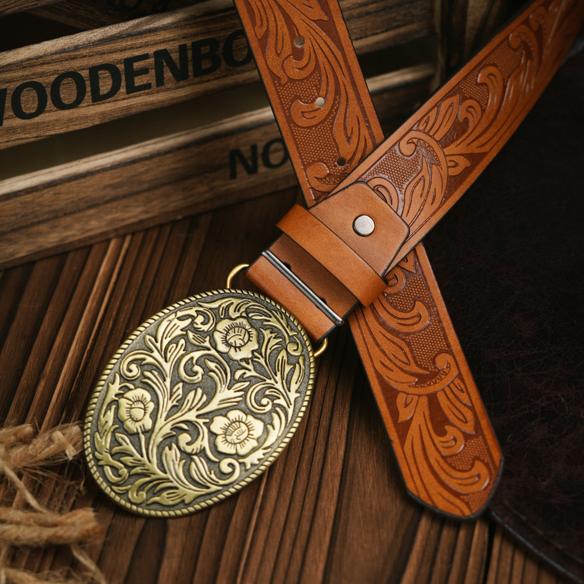 Men's Classic Vegan Leather Belt with Strong Buckle - Halri