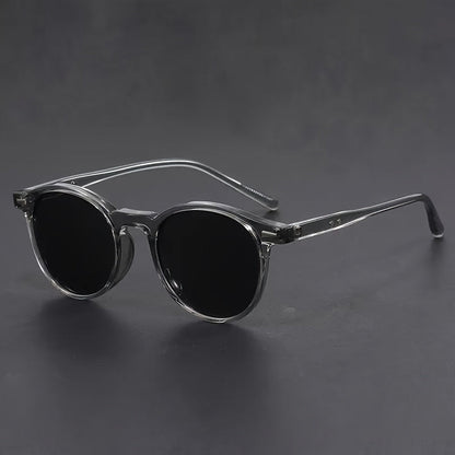 Classic Men's Round Sunglasses Tortoiseshell Frames - Halri