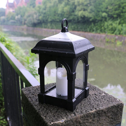 Rustic Solar Powered Garden Lantern - Halri