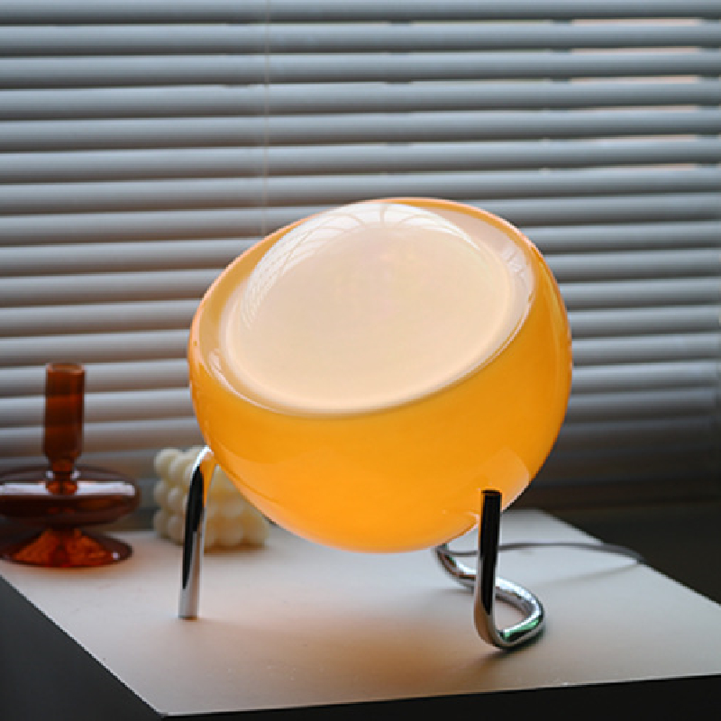 Vintage Glass Desk Lamp Soft Nightlight - Halri