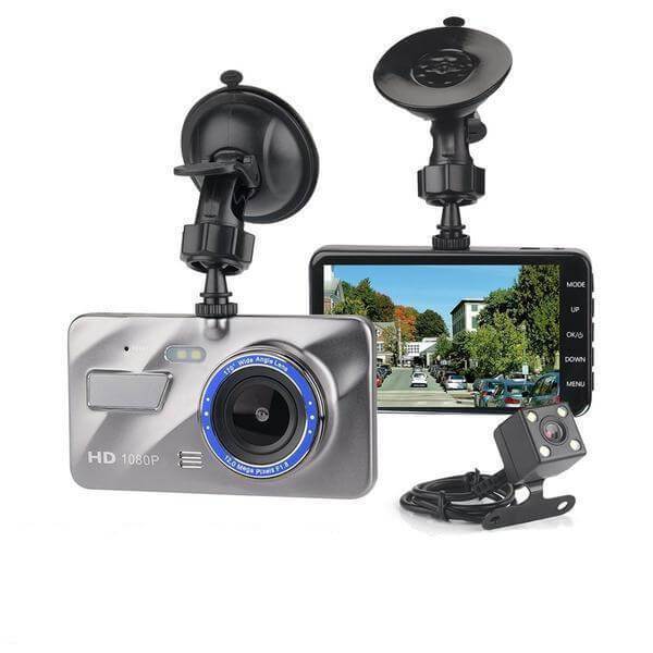 Dual Lens Car Camera Recorder 1080P HD