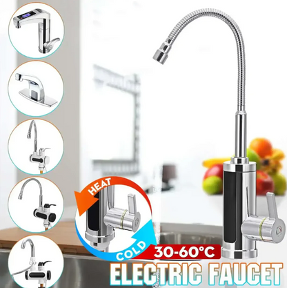 Powerful Instant Hot Water Kitchen Tap 3000W