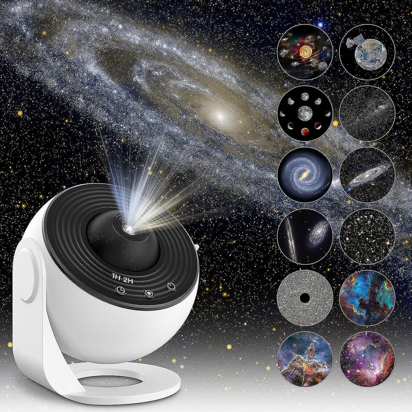 Cosmic Night Light Star Projector Lamp