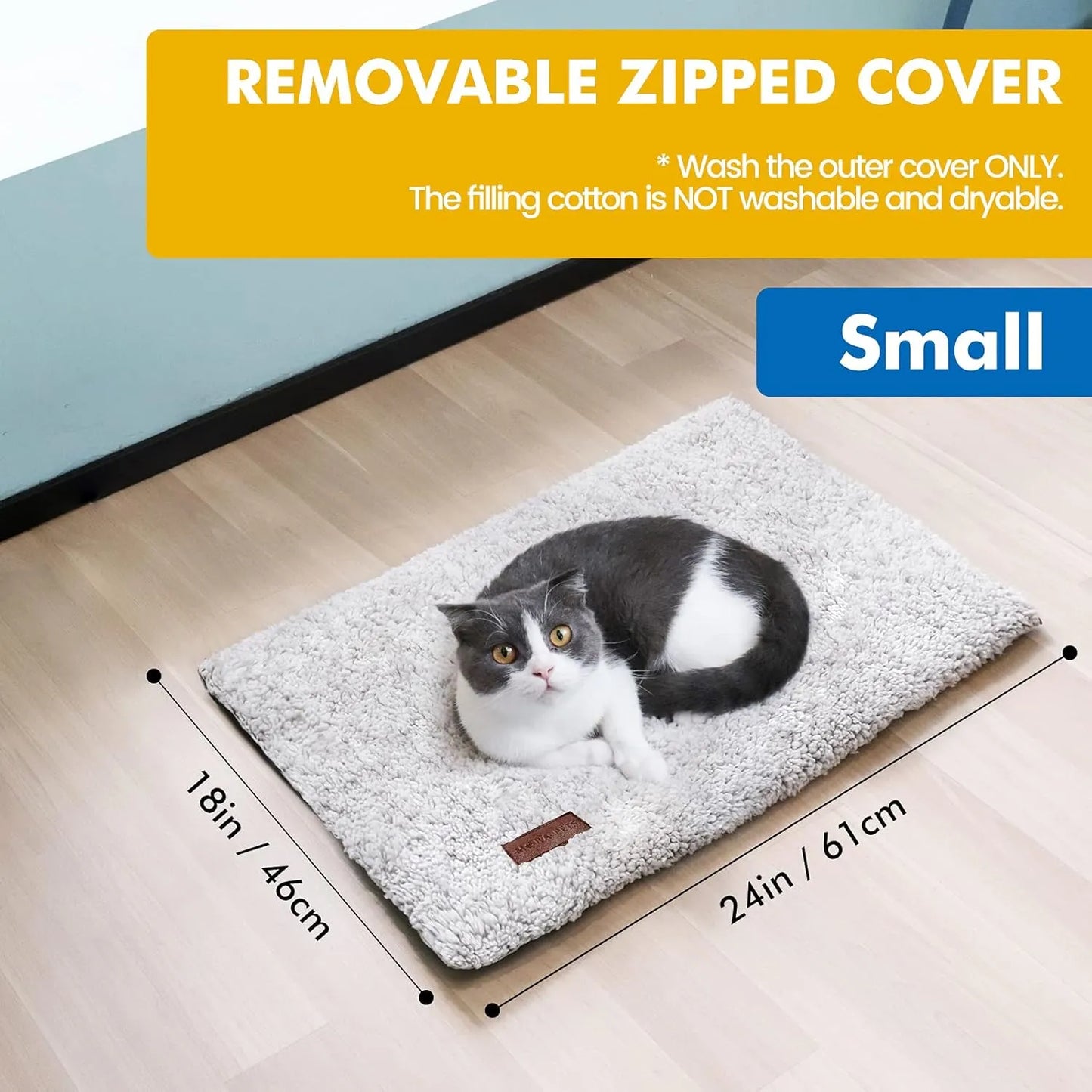 Cozy Heated Cat Bed | Warm Thermal Pet Mat