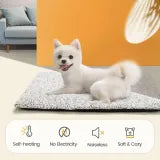Cozy Heated Cat Bed | Warm Thermal Pet Mat