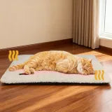 Cozy Heated Cat Bed | Warm Thermal Pet Mat