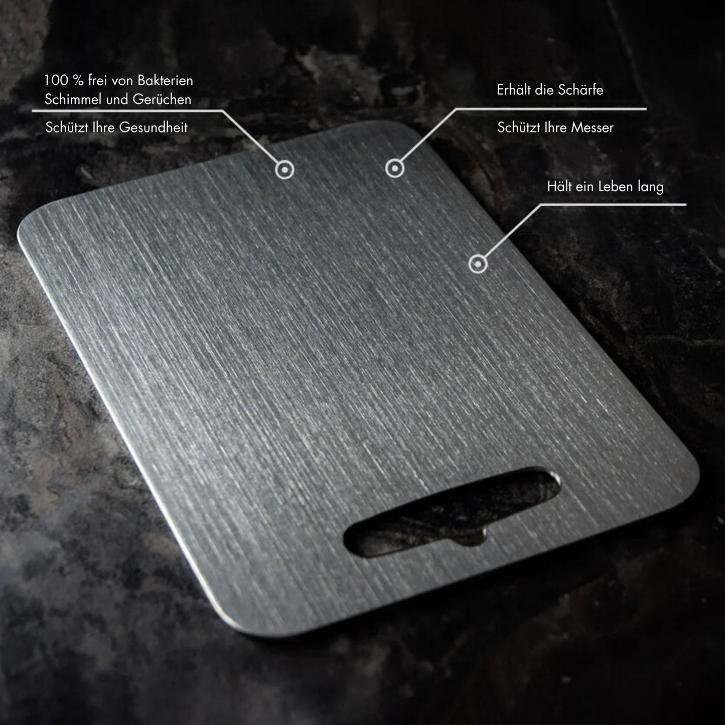 Durable Two Side Metal Chopping Board