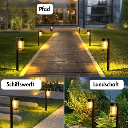 Outdoor Solar Powered Weatherproof Pathway Lights
