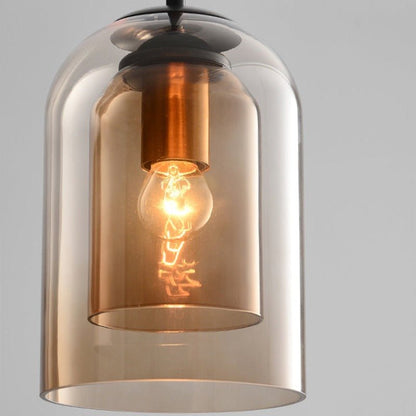 Clear Glass Drop Pendant Light – Sleek E27 Ceiling Fixture
