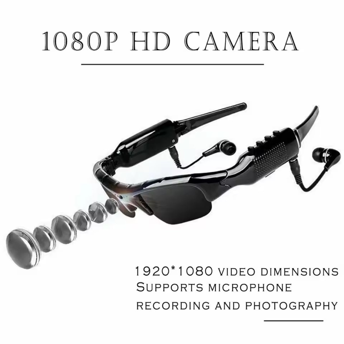 HD Video Camera Sunglasses