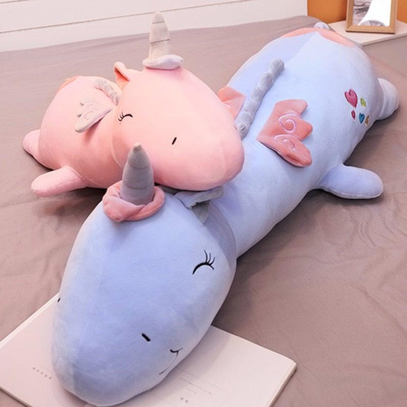 Colorful Unicorn Soft Toy with Soothing Nightlight