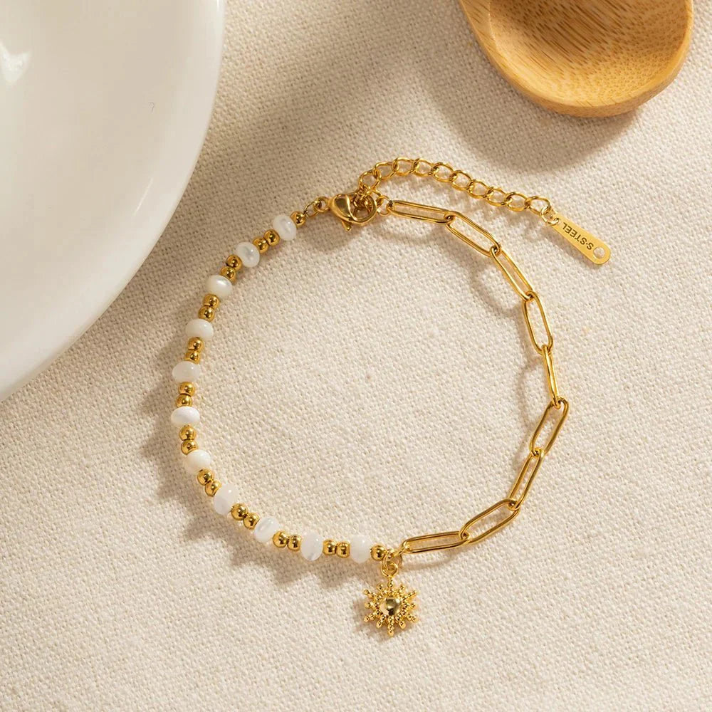 Boho Chic Sun Charm Bracelet - Halri