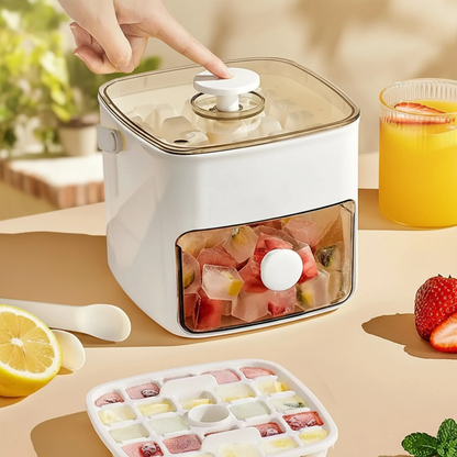 Simple Quick Release Ice Cube Tray Box