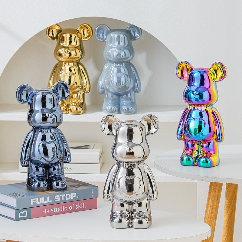 Cute Plush Teddy Bear Home Decor Figurine - Halri