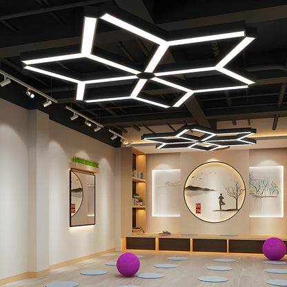 Stylish Contemporary Geometric LED Ceiling Light Fixture - Halri