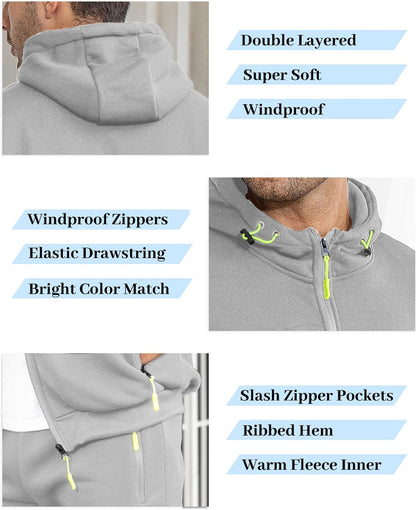 Soft Mens Athletic Jogger Suit