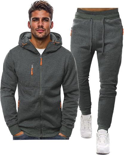 Soft Mens Athletic Jogger Suit