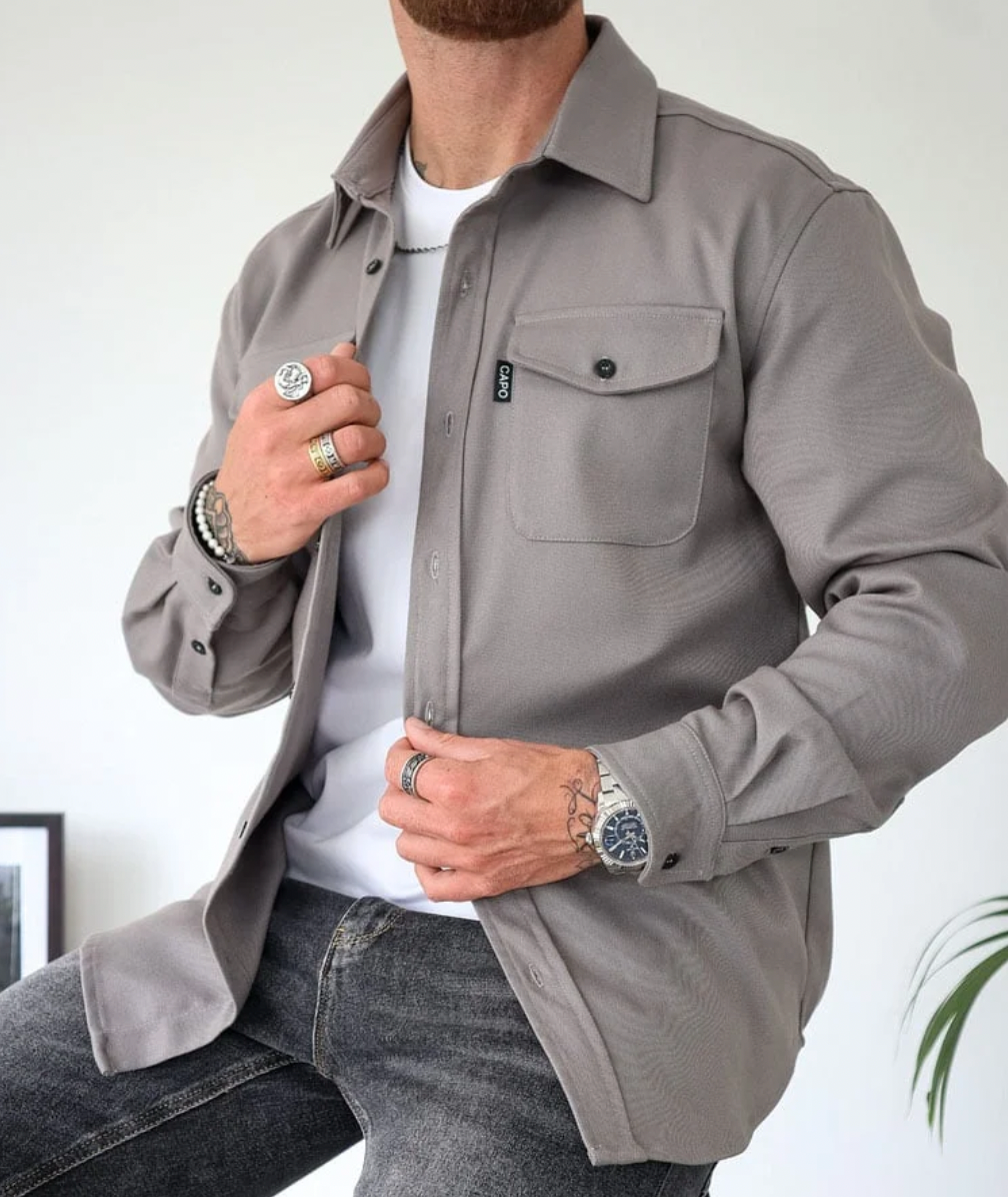 Timeless Men's Long Sleeve Casual Shirt