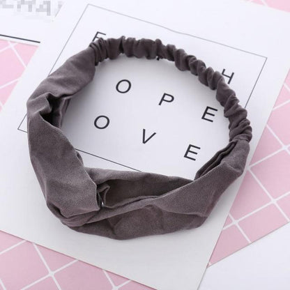 Classic Braided Suede Hairband