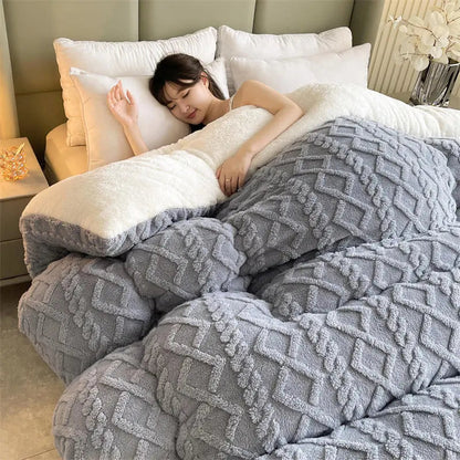 Soft Plush Winter Duvet Cover
