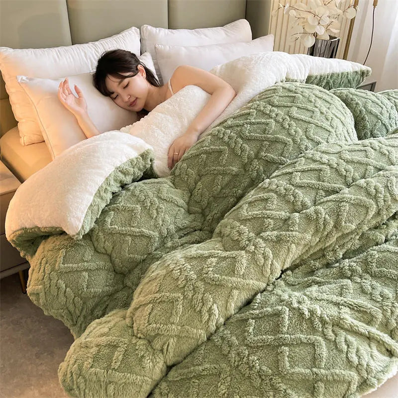 Soft Plush Winter Duvet Cover