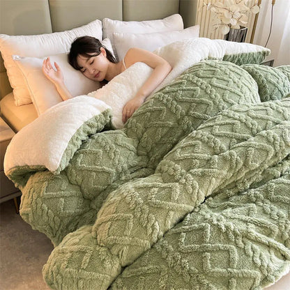 Soft Plush Winter Duvet Cover