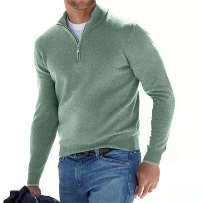 Premium Mens Merino Wool V Neck Sweater
