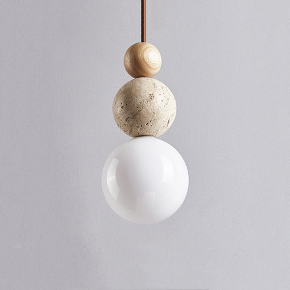 Simple Stone Drop Ceiling Light