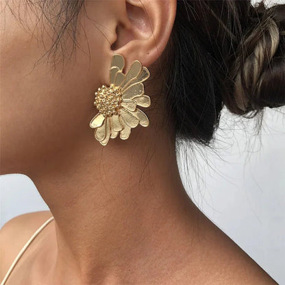 Delicate Floral Drop Earrings