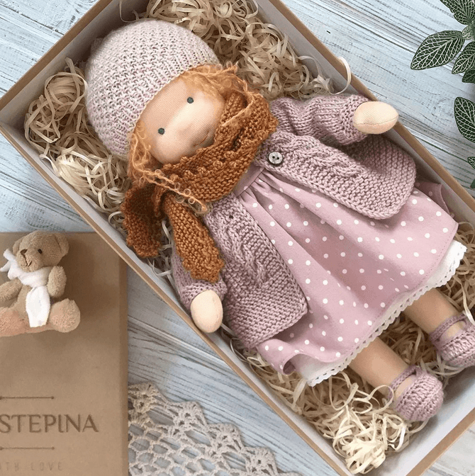 Soft Plush Handmade Winter Doll Toy