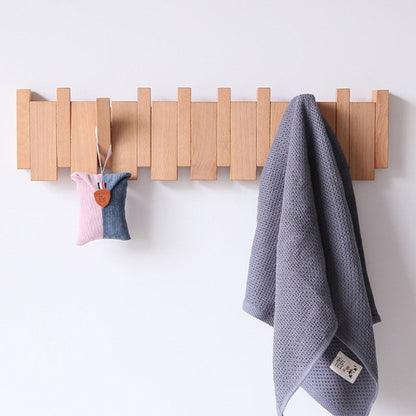 Premium Wooden Coat Rack with Piano Design