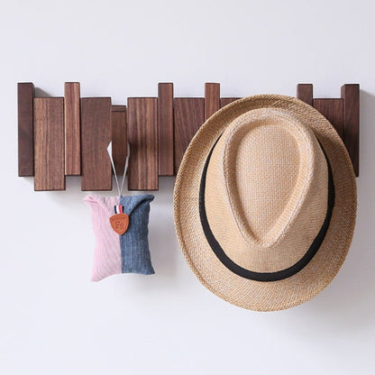 Premium Wooden Coat Rack with Piano Design