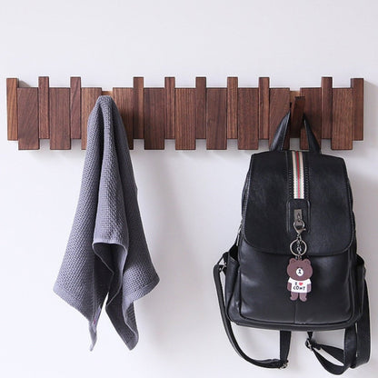 Premium Wooden Coat Rack with Piano Design - Halri