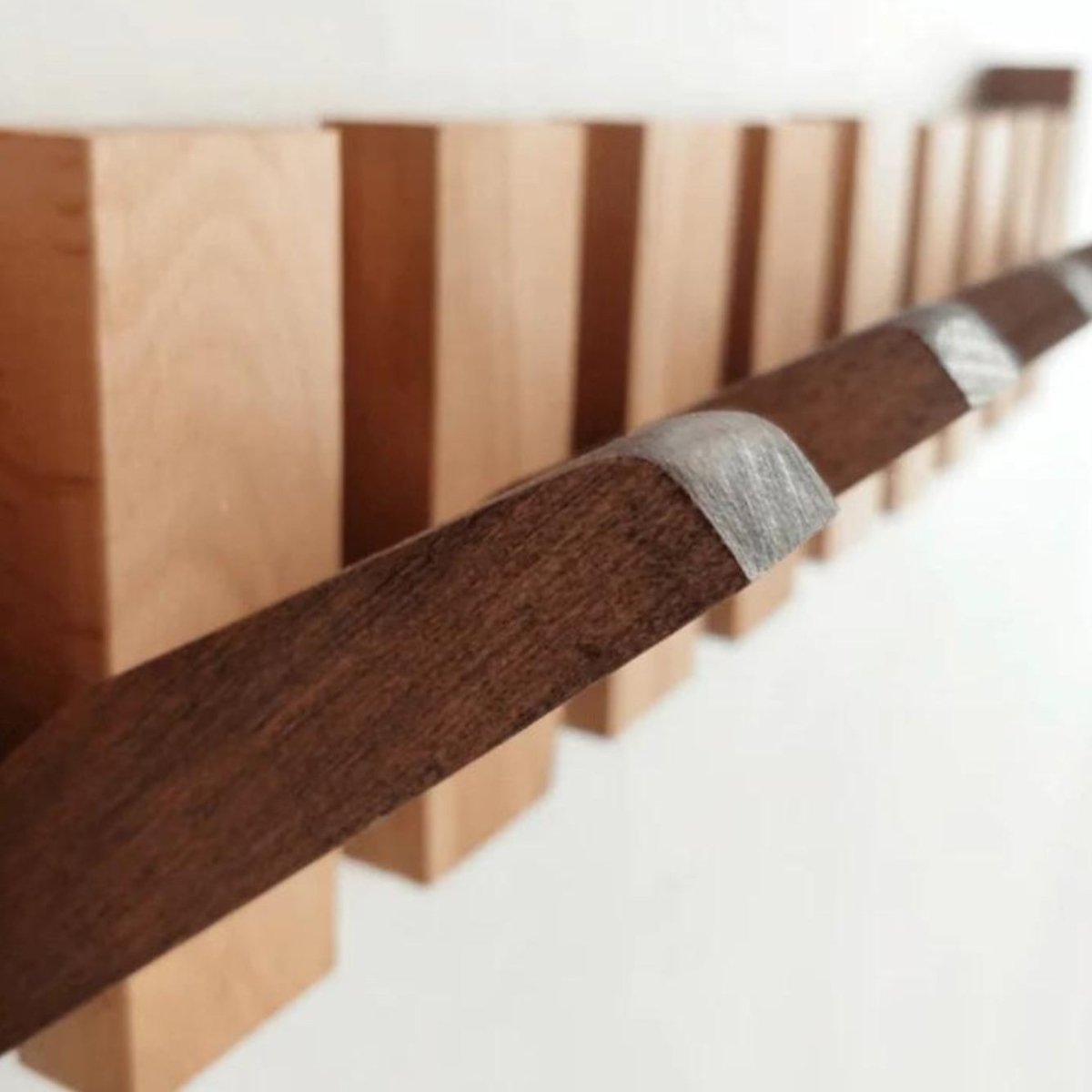 Premium Wooden Coat Rack with Piano Design