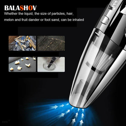 Portable Cordless Stick Vacuum with Strong Suction Power