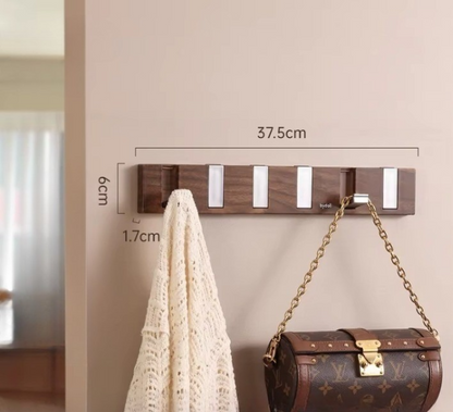 Simple Wooden Coat Hook Rack