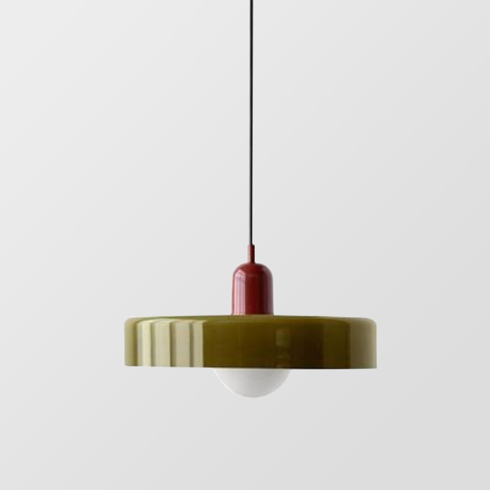 Colorful Glass Pendant Light Fixture - Halri