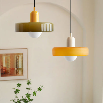 Colorful Glass Pendant Light Fixture