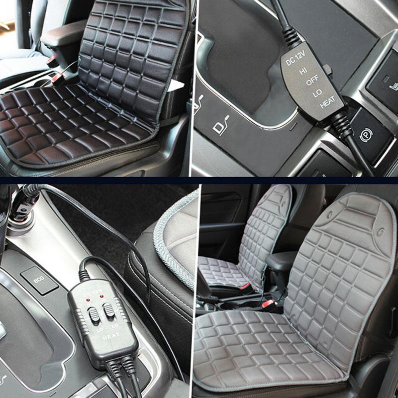Warm Car Seat Cover with Thermal Control and Grip