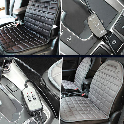 Warm Car Seat Cover with Thermal Control and Grip